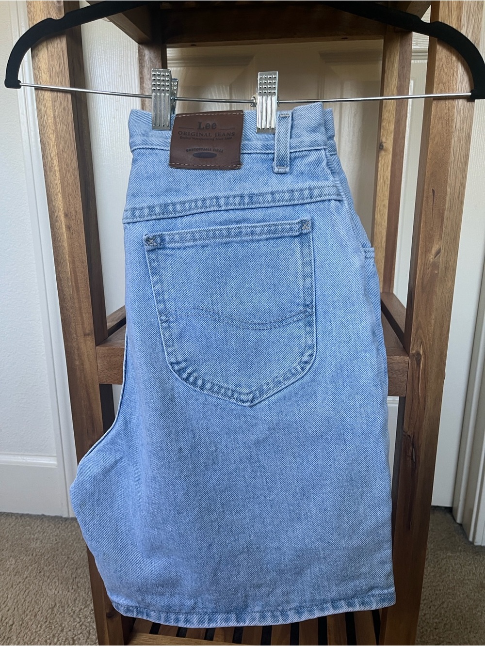 Lee Light Blue Denim Jean shorts